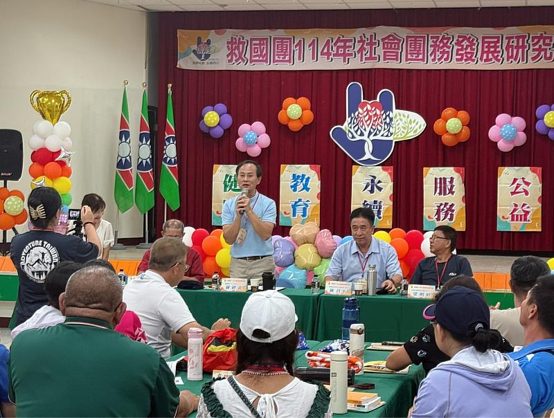 救國團羅健龍主任秘書蒞臨致詞