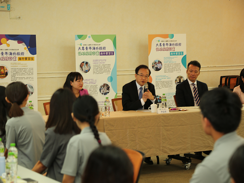 國合會李志宏副秘書長勉勵學生