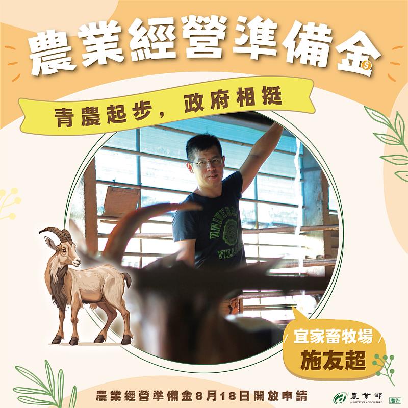 農業經營準備金 青農起步政府相挺