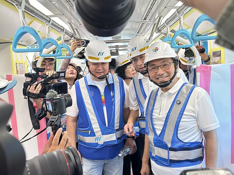 市長關心列車測試狀況