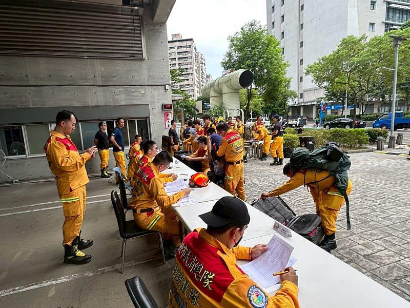 新北、花蓮及臺東三縣市辦理首次國際人道救援動員集結演練
