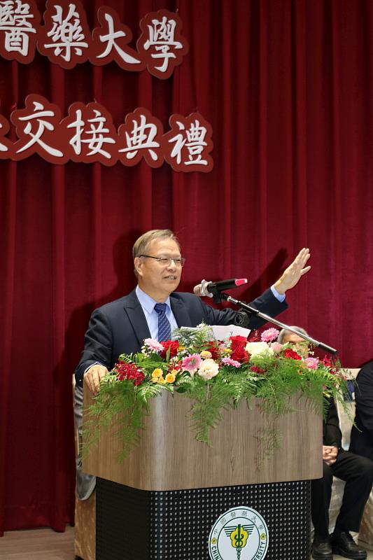 江安世校長對於校務發展提出：持續推動頂尖科研、加速生醫產業轉譯、培育次世代領袖人才等三大辦學治校目標。