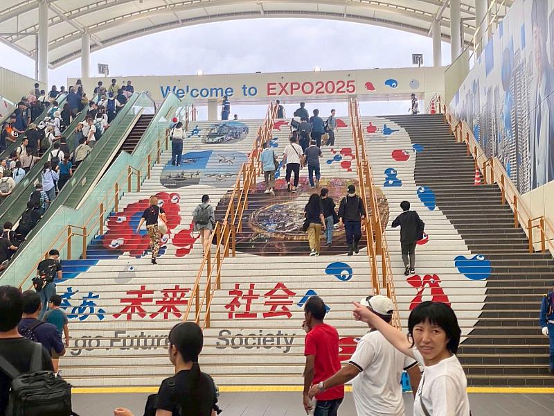在2025大阪關西世界博覽會體驗各國新興科技與多元文化。