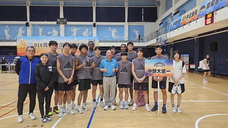 2025 U18育創盃國際籃球邀請賽來自日本的中部大地一高校獲得第4名