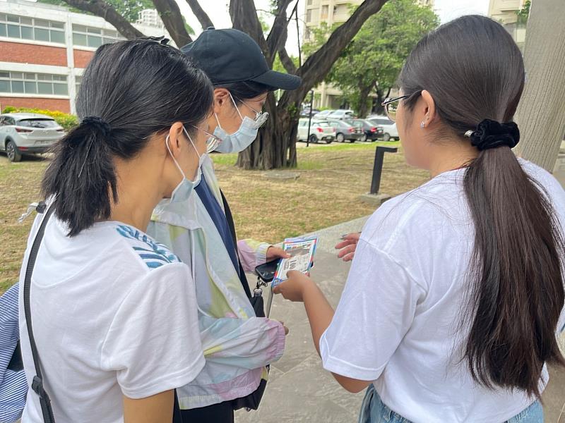 公廣系學生在各校區宣傳活動內容