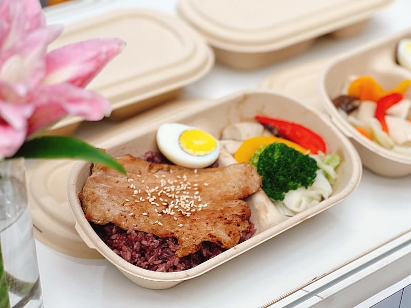 香煎豬排餐盒環保餐盒外帶款