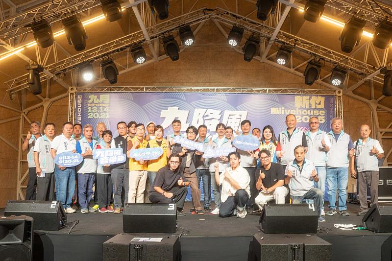 2025九降風音樂節記者會大合照。
