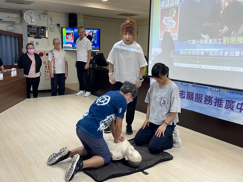 基隆市志推中心辦理防災訓練講習