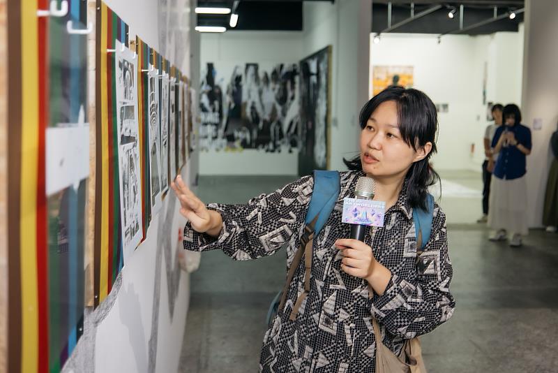藝術家賈倩茹介紹作品《城市色彩:吉隆坡白》