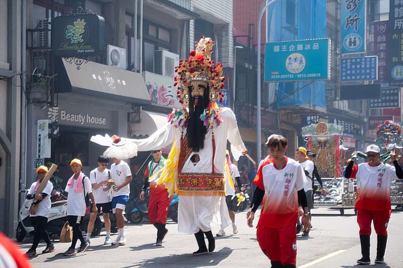 「2025竹塹中元城隍祭」-遶境賑孤。