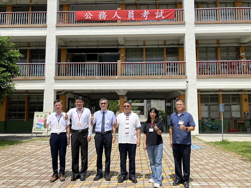 114年特種考試原住民族考試 典試委員黃東益巡視臺東考區並慰勉試務人員辛勞