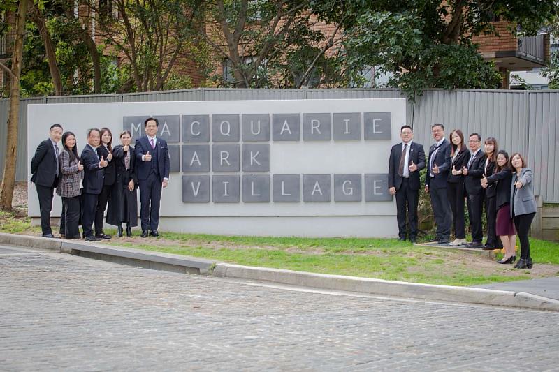 邱臣遠代理市長率訪團參訪麥考瑞園區新創園區(Macquarie Park Innovation District)等科研機構。