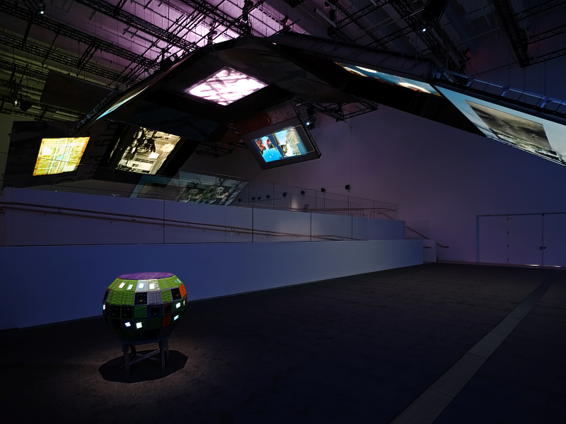 楊嘉輝〈展亭〉，2025，新北市美術館委託製作。（攝影：朱淇宏，新北市美術館提供）