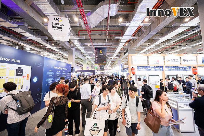 亞洲指標新創展會 InnoVEX 主辦單位之一 TCA 表示，InnoVEX 2026將在2026年6月2日至5日於台北南港展覽館2館4樓登場。（圖為InnoVEX 2025展會現場照片）