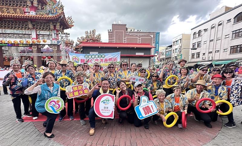 民雄醫事C逗熱鬧,大士爺文化祭踩街再展風華