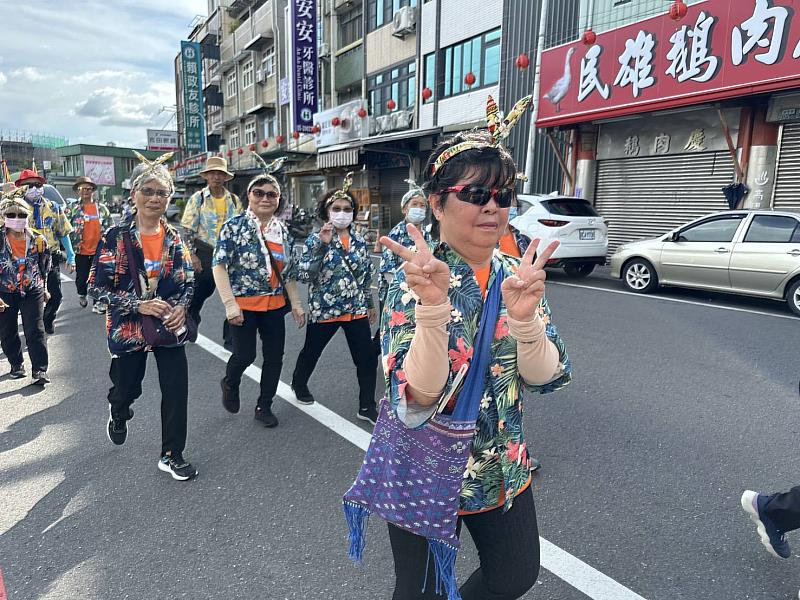 民雄醫事C逗熱鬧，大士爺文化祭踩街再展風華