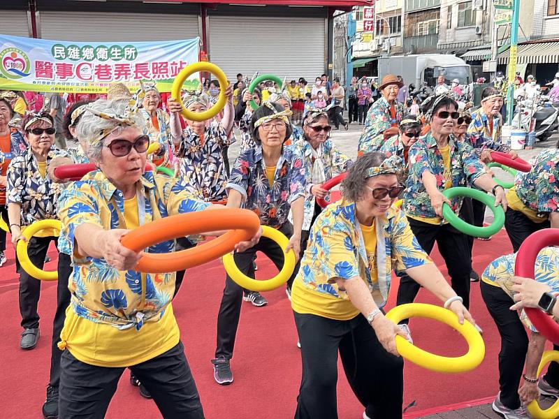 民雄醫事C逗熱鬧，大士爺文化祭踩街再展風華