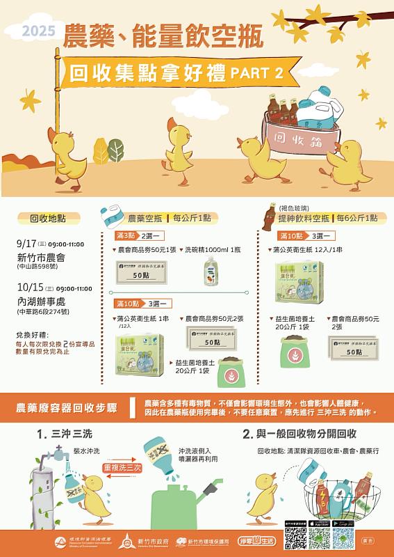 環保局辦理農藥能量飲空瓶回收活動EDM