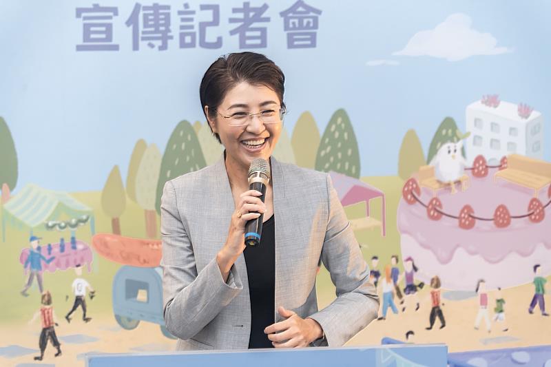 南投縣長許淑華致詞，期望透過「竹風好市集」讓更多朋友認識南投好物。