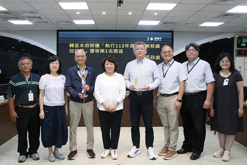 市務會議轉呈民政處2佳績