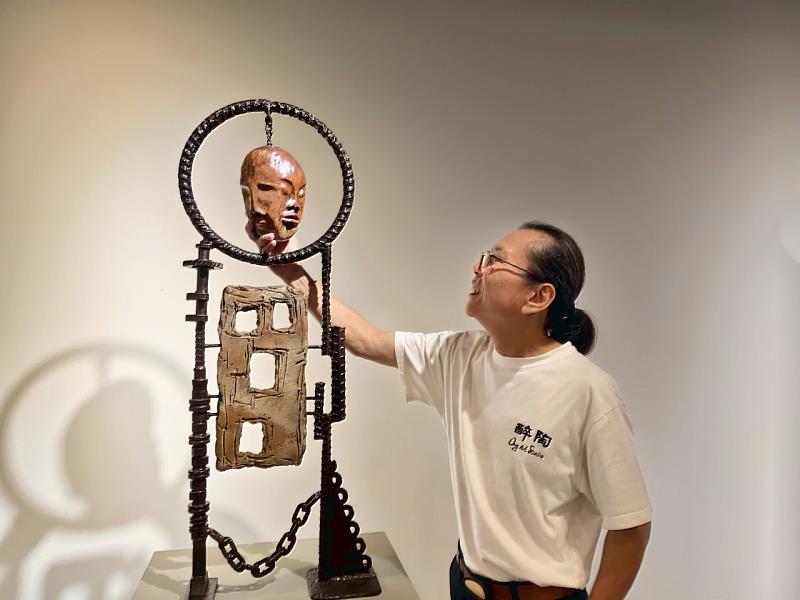 藝術家王龍德介紹作品〈表情〉