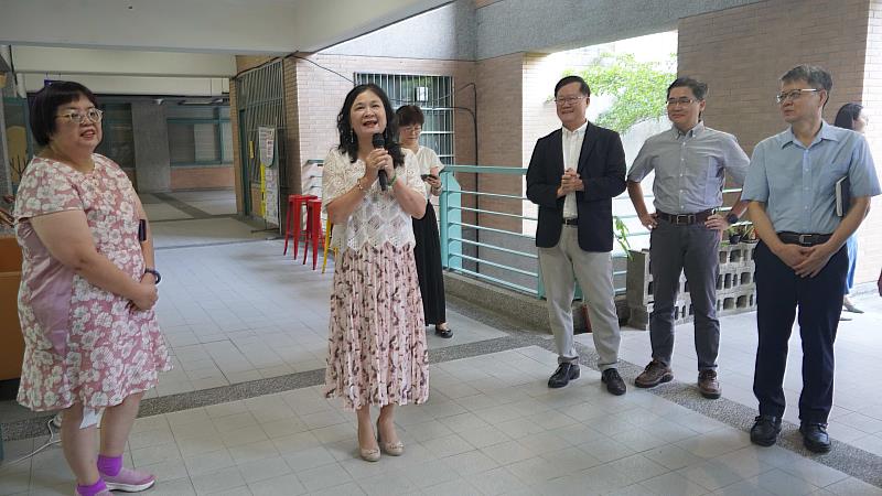 中臺科大陳錦杏校長於開幕茶會致詞
