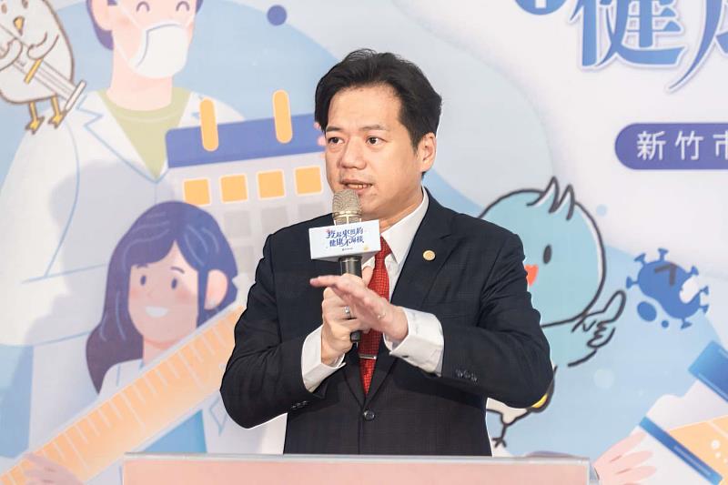 代理市長邱臣遠致詞，持續打造「智慧治理、健康安心」科技城