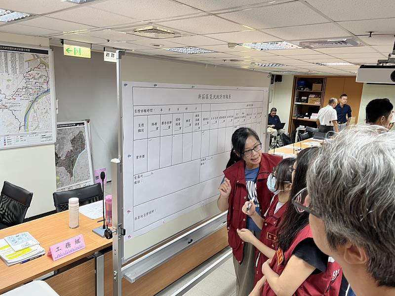 通訊中斷後,公所彙整災情資訊並分類