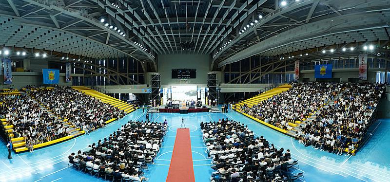 文化大學114學年度開學典禮，近3,000位新鮮人加入華岡大家庭。