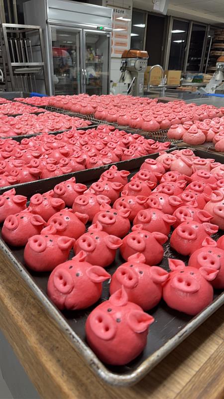 高雄田寮古力豬肉包外型可愛,備受消費者青睞