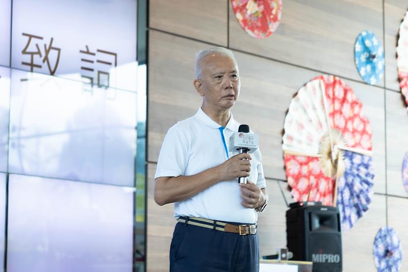頂新和德文教基金會創辦人魏應充於開幕致詞中表示，修復成美公堂不僅是重現過去，更是希望留下文化精神，讓後代與社會大眾感受家族的責任與初心（頂新和德文教基金會提供）