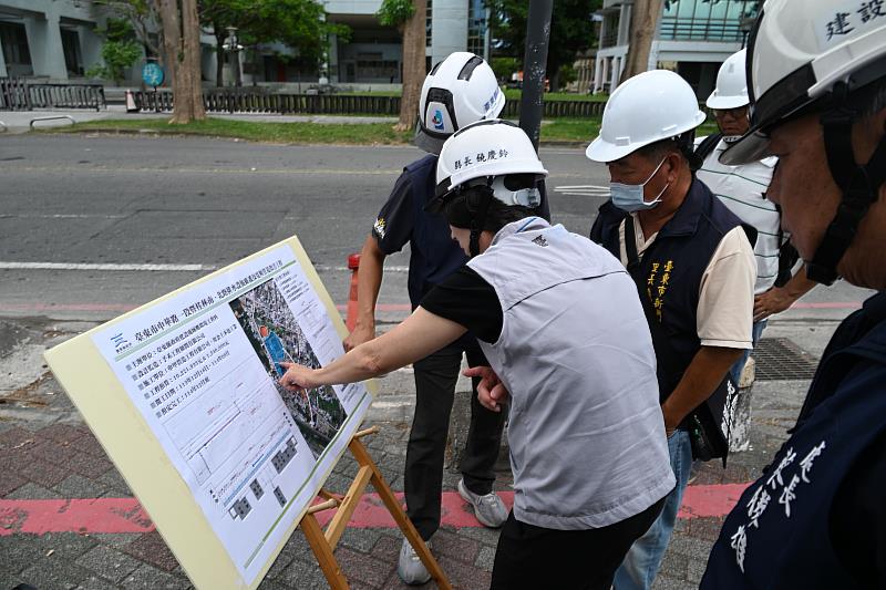 饒縣長視察3大工程 縮短公私部門差距 留住專業人才 宣布為縣府「約用技術員」加薪