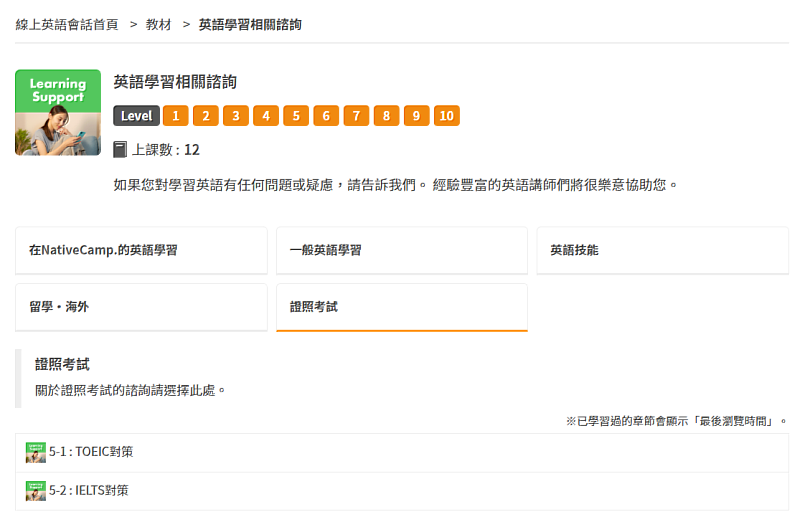 英語學習相關諮詢