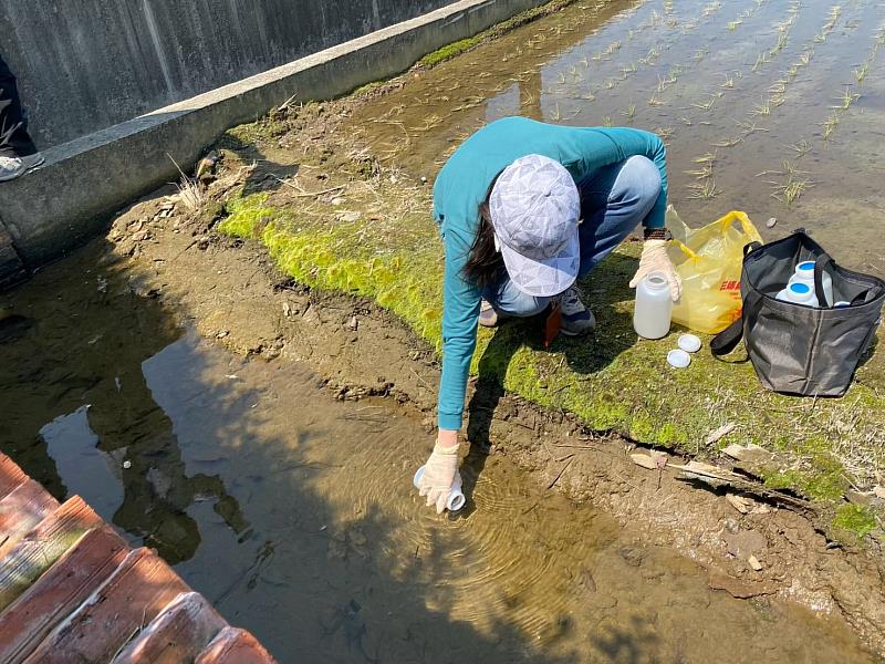 渠道水質採樣作業