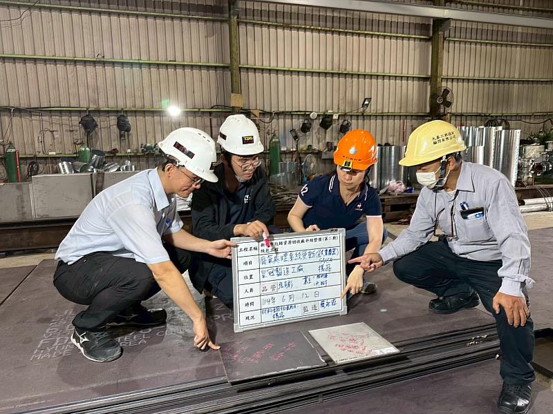把關進料品質，以使工程如期如質完成