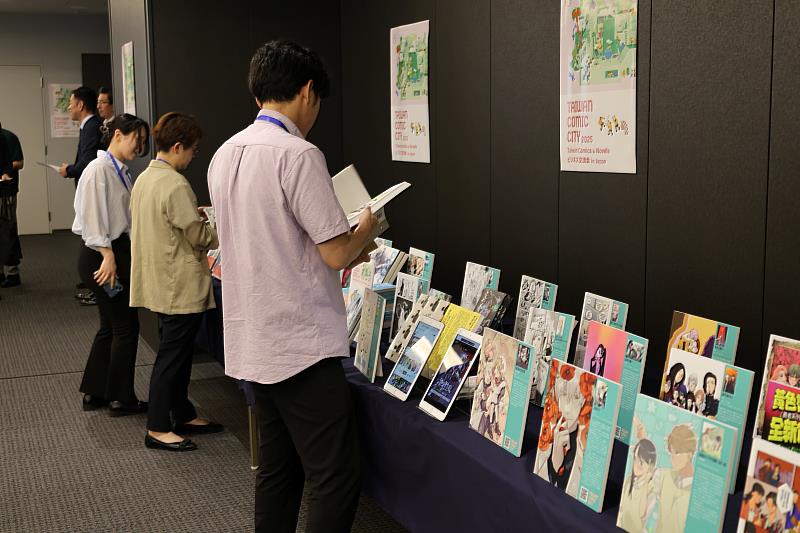 日本業者表示對BL、GL以及時事相關、可改編成小說的臺灣作品特別有興趣。
