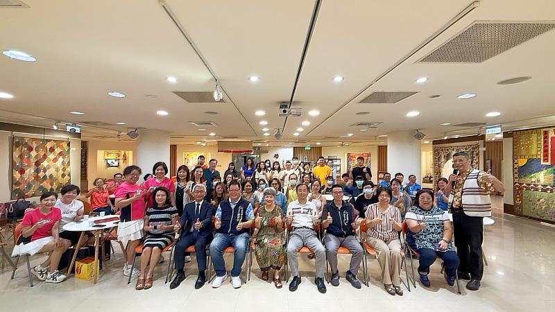 「萬紫千紅賞拼布」展覽開幕活動大合照