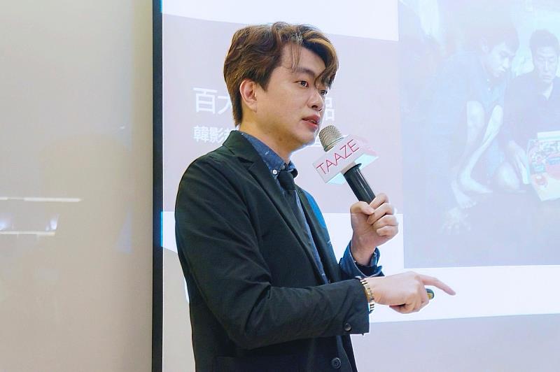世新傳管系助理教授級專業技術人員黃孝儀,影視內容製作、國際影展策劃及IP版權交易專業兼具。(世新大學提供)