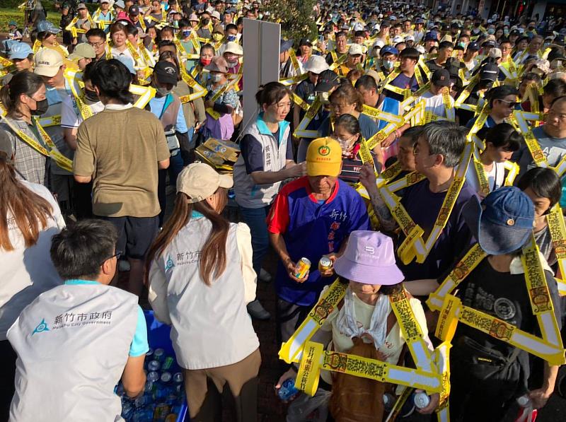 2025竹塹中元城隍祭參與人數突破兩萬人次。