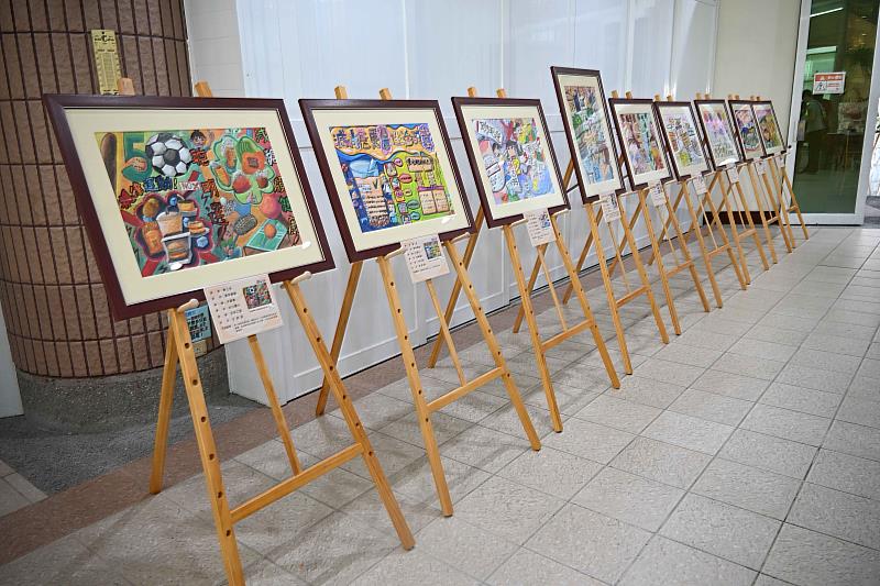嘉縣「減糖顧健康」繪畫比賽頒獎，減糖小畫家創意詮釋減糖生活