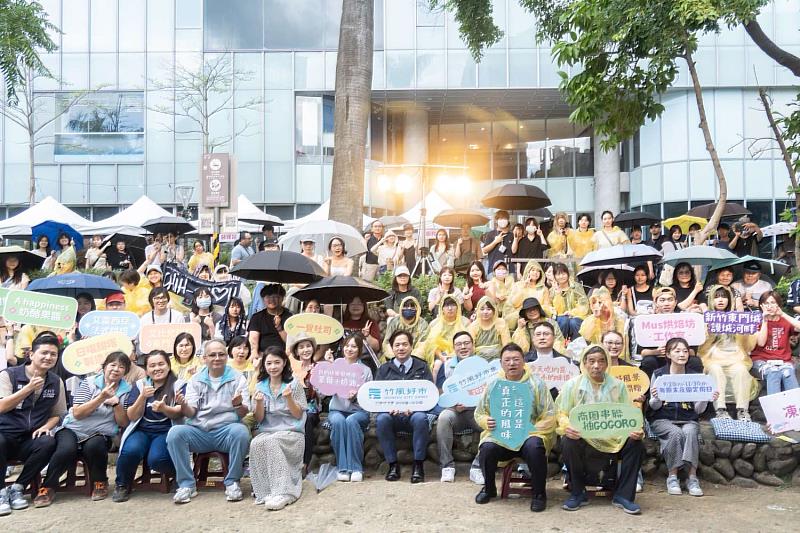 「竹風好市集」活動開場大合照。