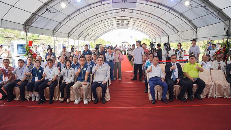 焚化廠轉型環境教育園區 嘉義縣荷苞嶼綠色永續園區正式啟用