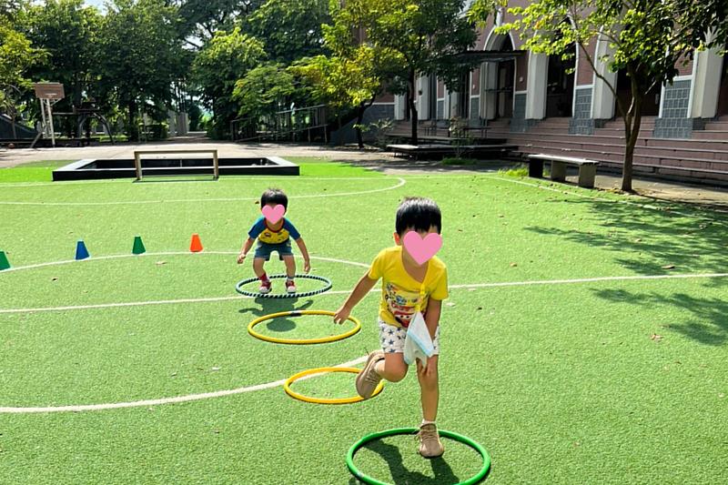 CTBC Preschool每日安排大肌肉運動時間，也與耕莘醫院合作專屬健康方案，共同定期守護孩子視力、牙齒與感統能力！（圖/中信國際學校 提供）