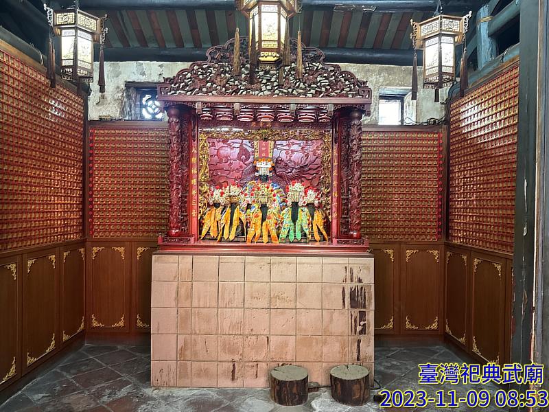 祀典武廟修復爭議引發熱議，文資局啟動專家勘查要求改善。（圖為整修前狀況）