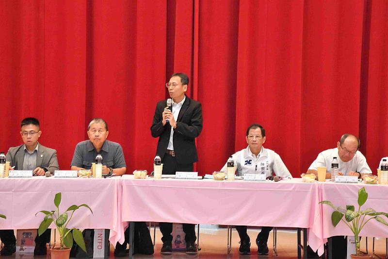 消防署整備應變組副組長蘇家彥致詞