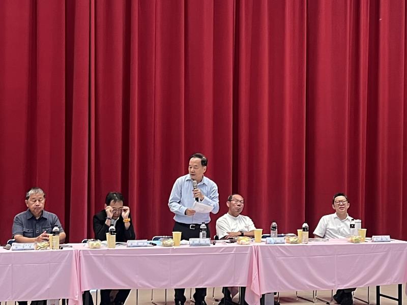 新北消防副局長陳國忠致詞