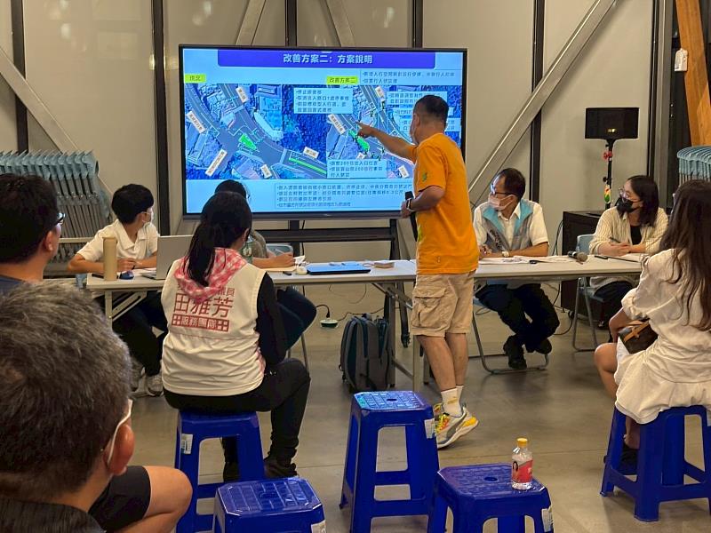 新竹市政府召開「寶山路及高峰路交通改善」說明會。