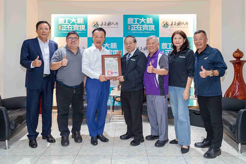 小英之友會捐款助災後重建 嘉義縣感謝愛心相挺