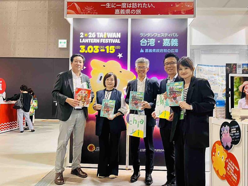 「嘉義君」萌翻日本旅展，行銷台灣燈會與慢遊魅力