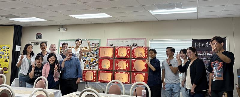 核桃溪站活動參與者合影